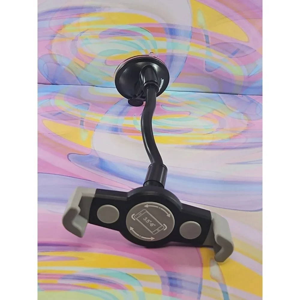 iPow Adjustable Car Phone Mount, 9'', Suction Cup Base